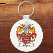 Valente Family Crest Sleutelhanger (Voorkant)