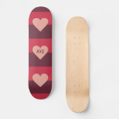 Valentijn Aangepaste monogram skateboards (Voorkant)