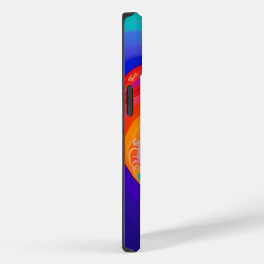 Valentijn Abstracte harten Case-Mate iPhone Case (Achterkant / Rechts)