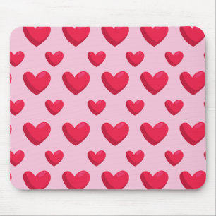 Valentijn achtergrond met hart liefde muismat