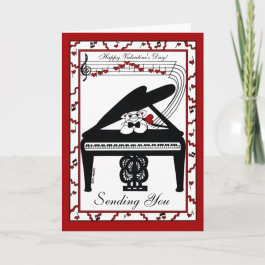 Valentijn Affectie op grote schaal Feestdagen Kaart (Voorkant)