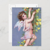 Valentijn Angel Feestdagenkaart (Voorkant / Achterkant)