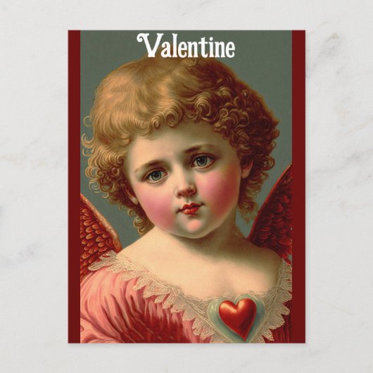 Valentijn Angel Holiday Briefkaart (Voorkant)