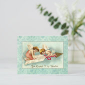  Valentijn Angels Feestdagenkaart (Staand voorkant)