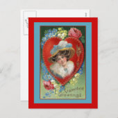  Valentijn Art Wenskaarten Feestdagenkaart (Voorkant / Achterkant)