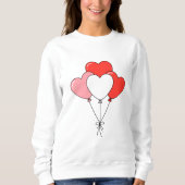 valentijn ballon hart t shirt ontwerp (Voorkant)