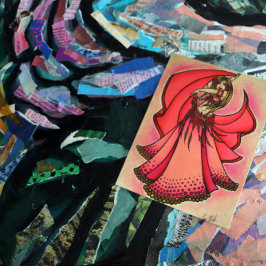 Valentijn Belly Dancer Briefkaart