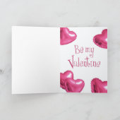 Valentijn Boston Terrier Feestdagen Kaart (Binnen)