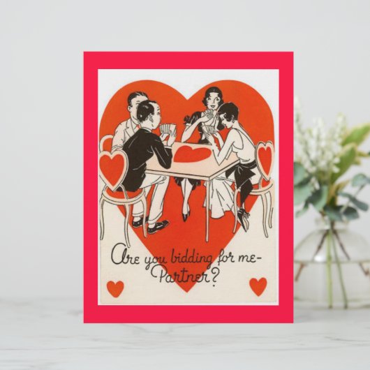 Valentijn Bridge Game (Staand voorkant)