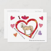 Valentijn Briefkaart van American Cream Draft Hors (Voorkant / Achterkant)