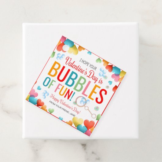 Valentijn Bubble Labels (In situ)