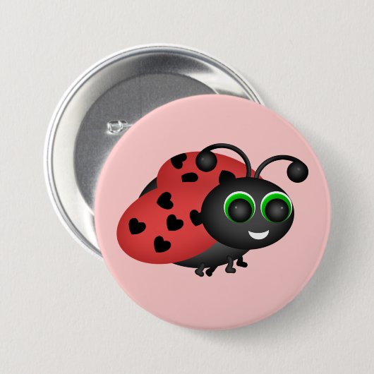 Valentijn Bug Button (Voorkant /achterkant)