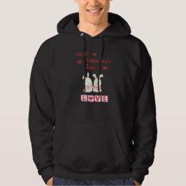 valentijn Bunnies van de gelukkige valentijnsdag Hoodie