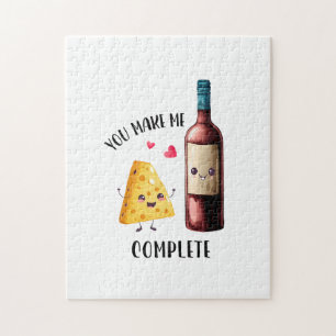 Valentijn cadeau dat je me compleet maakt legpuzzel