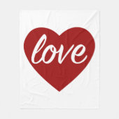 Valentijn Cadeft Fleece Deken (Voorkant)