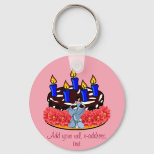 Valentijn Cake Sleutelhanger