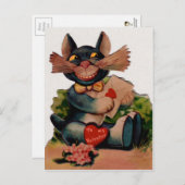  Valentijn Cat Briefkaart (Voorkant / Achterkant)