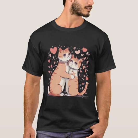 Valentijn Cat T-shirt (Voorkant)