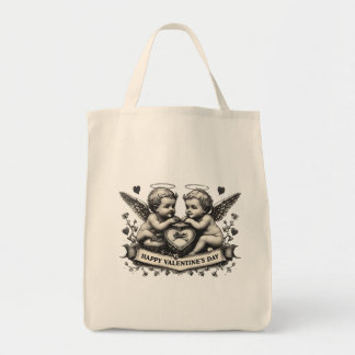 Valentijn Cherub Canvas tas | Romantische engel