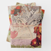 Valentijn Cherub Inpakpapier Vel (In situ)