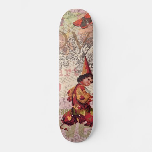 Valentijn Cherub Skateboard (Voorkant)
