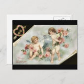  Valentijn Cherubs Feestdagenkaart (Voorkant / Achterkant)