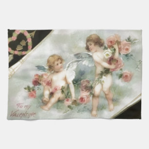 Valentijn Cherubs Theedoek