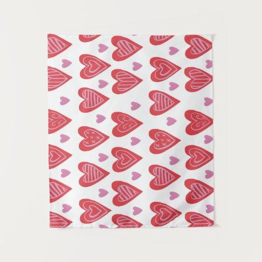 Valentijn Chic Pattern Wandkleed (Voorkant)