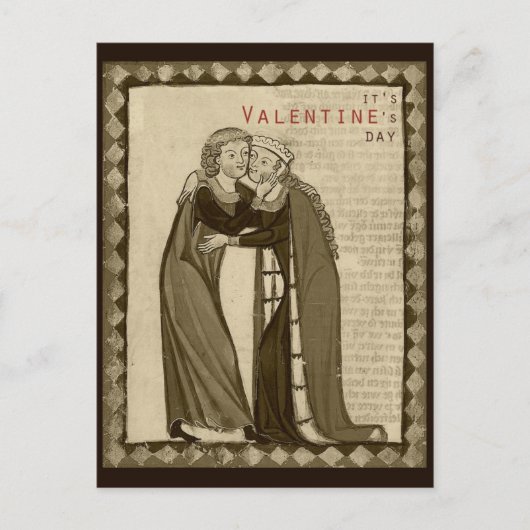 Valentijn Codex Manesse CC0033 Feestdagenkaart (Voorkant)