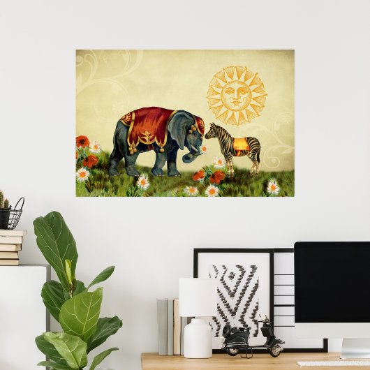  Valentijn Collage Poster (Thuiskantoor)