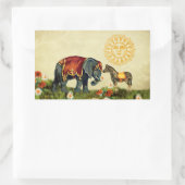  Valentijn Collage Rechthoekige Sticker (Tas)