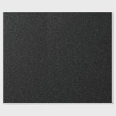Valentijn Collectie Plain Black Glitter Cadeaupapier (Vlak)