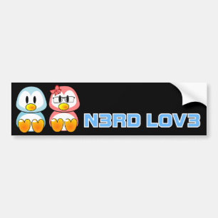 Valentijn: Computer Geek Leet Speak Love Bumpersticker
