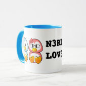 Valentijn: Computer Geek Leet Speak Love Mok (Voorkant links)