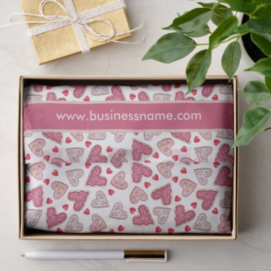 Valentijn Cookie Collage Tissuepapier (Geschenk)