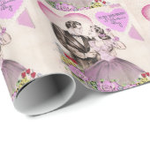  Valentijn Couple Cadeaupapier (Rol Hoek)