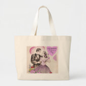 Valentijn Couple Grote Tote Bag (Voorkant)