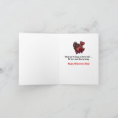 Valentijn cowboylaarzen kaart (Binnen)