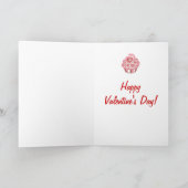 Valentijn Cupcake Kaart (Binnen)