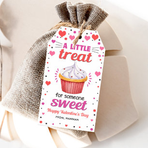 Valentijn Cupcake Labels, Classroom Valentijns Lab Cadeaulabel