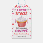 Valentijn Cupcake Labels, Classroom Valentijns Lab Cadeaulabel (Voorkant)