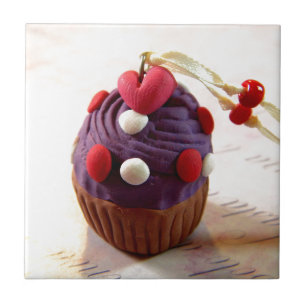 Valentijn Cupcake Tegeltje