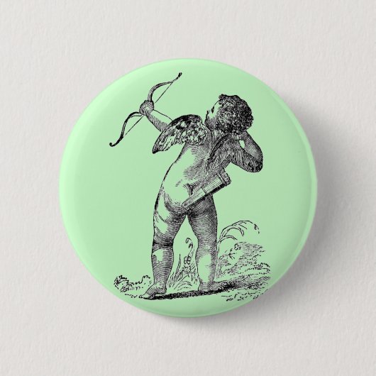 Valentijn Cupid Ronde Button 5,7 Cm (Voorkant)