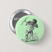 Valentijn Cupid Ronde Button 5,7 Cm (Voorkant /achterkant)