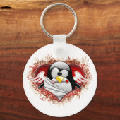 Valentijn Cupid Tux Sleutelhanger (Voorkant)