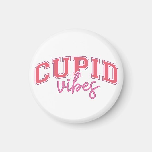 Valentijn Cupid Vibes Magneet (Voorkant)
