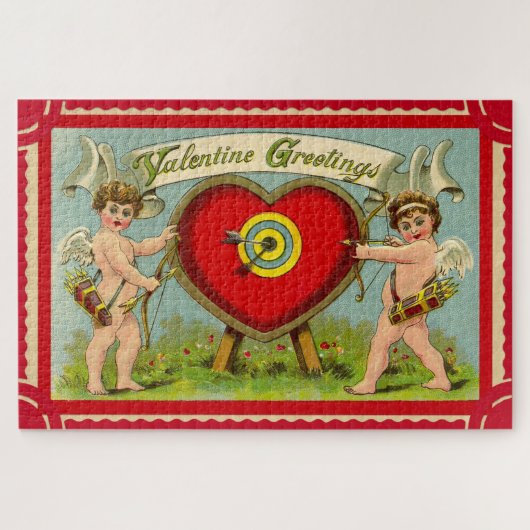  valentijn Cupido kunst Legpuzzel (Horizontaal)
