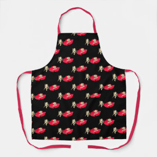 Valentijn Cupido met Hartjes All-Over Print Schort