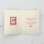  Valentijn ~ Cute Girl die haar Valentin verdraagt Feestdagen Kaart (Binnen)