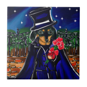 VALENTIJN DACHSHOND TEGELTJE